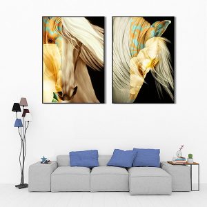 tranh con ngựa decor