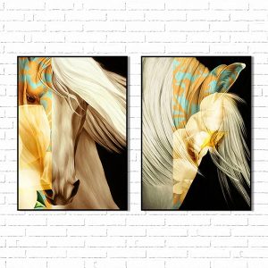 tranh con ngựa decor