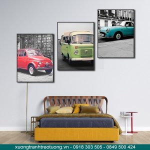 bộ tranh ô tô cổ điển