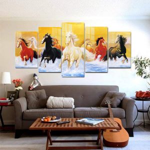 tranh bát mã thành công