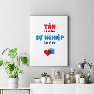tranh canvas cổ động văn phòng 06