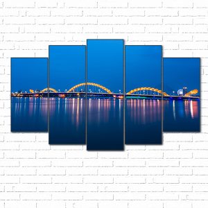 tranh cây cầu rồng đà nẵng