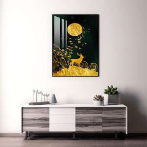 tranh hươu phong cách bắc âu