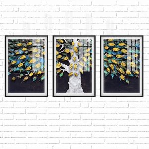 tranh kính 3d cây tài lộc