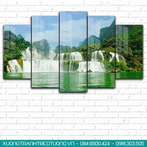 tranh phong cảnh thác nước
