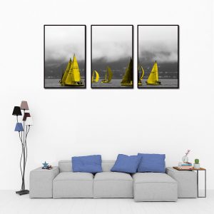 bộ tranh canvas thuyền buồm