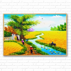 tranh canvas sơn dầu