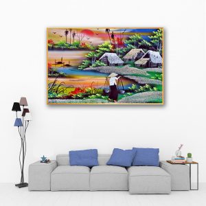 tranh canvas sơn dầu hiện đại