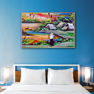 tranh canvas sơn dầu hiện đại