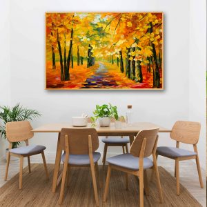 tranh canvas phong cảnh rừng phong