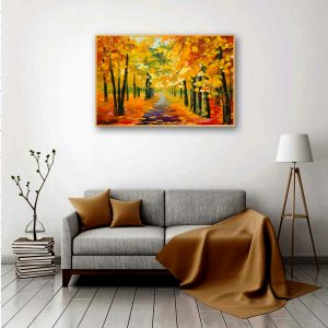 tranh canvas phong cảnh rừng phong