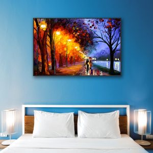 tranh canvas sơn dầu làng quê vn