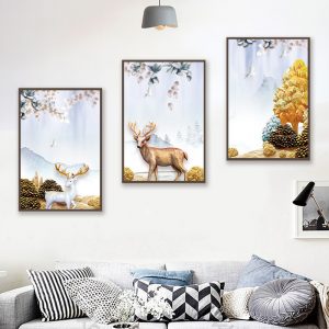 bộ tranh canvas phúc lộc song hành