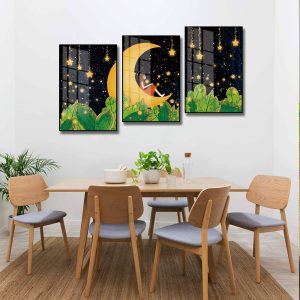 bộ tranh kính bầu trời sao