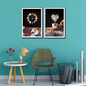 tranh canvas tách cà phê