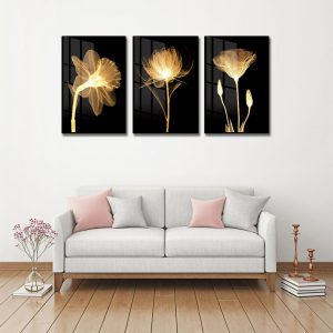 tranh kinh 3d 3 boong hoa sang