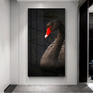 tranh lối đi thiên nga đen