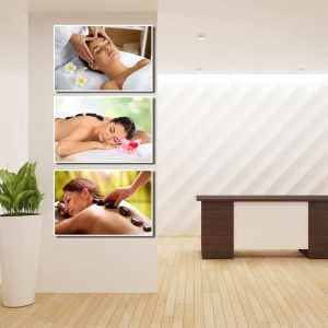 tranh treo cua hang spa