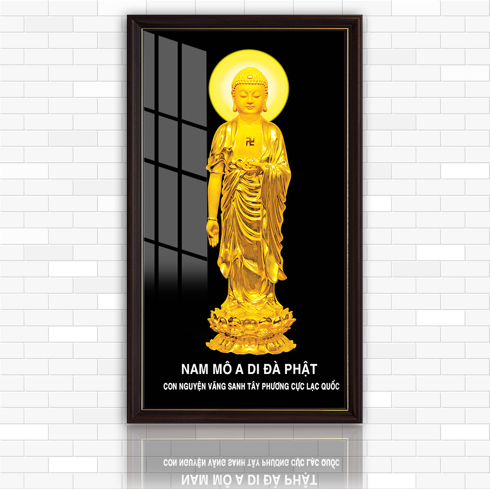 Tranh Điện - Đức Phật A Di Đà A1067 - Xưởng tranh treo tường