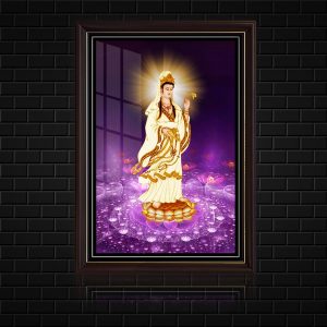 tranh đèn quan âm bồ tát