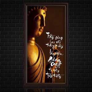 tranh phật da di đà thư pháp
