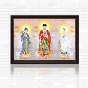 tranh điện tây phương tam thánh