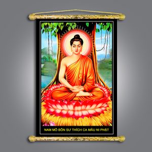 Tranh canvas bổn sư thích ca mâu ni phật