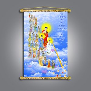 tranh canvas nẹp gỗ tây phương tiếp dẫn