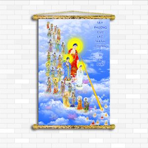 tranh canvas nẹp gỗ tây phương tiếp dẫn