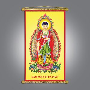 tranh phật nẹp sáo gỗ