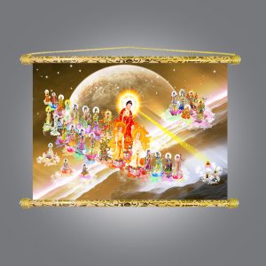 tranh canvas nẹp gỗ tây phương tiếp dẫn