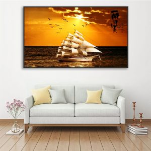 tranh biển hoang fhôn