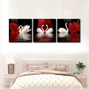 Tranh đôi thiên nga