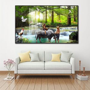 tranh cuộc sống yên bình