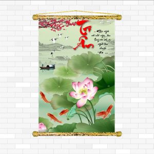 tranh thư pháp tri ân