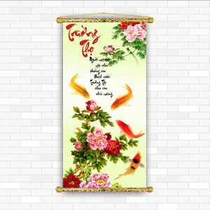 tranh chữ thư pháp trường thọ