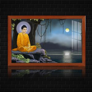 tranh kính đức phật thích ca dưới cây bồ đề