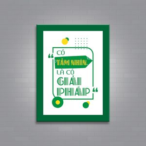 tranh tạo động lực có tầm nhìn mới có giải pháp