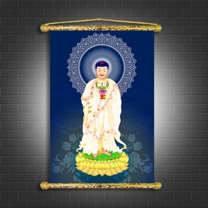 tranh canvas phật giáo a di đà