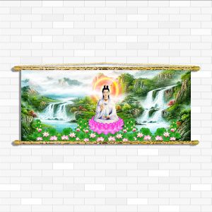 tranh canvas quan thế âm Q2071