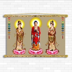 tranh tây phương tam thánh