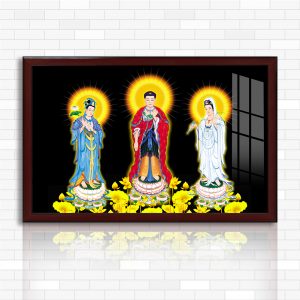 tranh điện tây phương tam thánh
