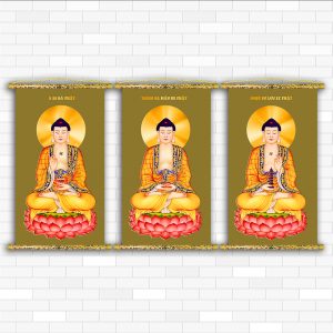 Bộ tranh tam thế phật T3091