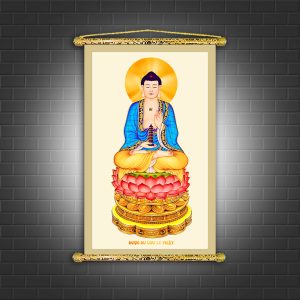 Tranh dược sư lưu ly quang như lai D516