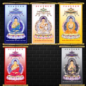 tranh ngũ trí như lai