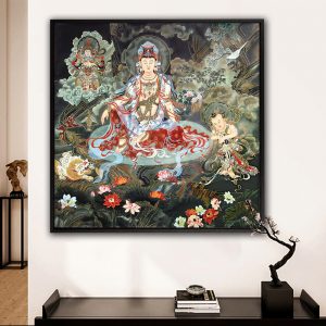 tranh quan thế âm bồ tát Q2014