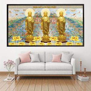 tranh tam thế phật T7064