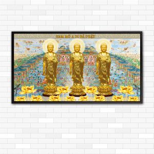 tranh tam thế phật T7064