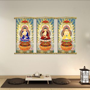 Bộ tranh tam thế phật 3090