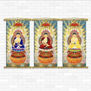 Bộ tranh tam thế phật 3090